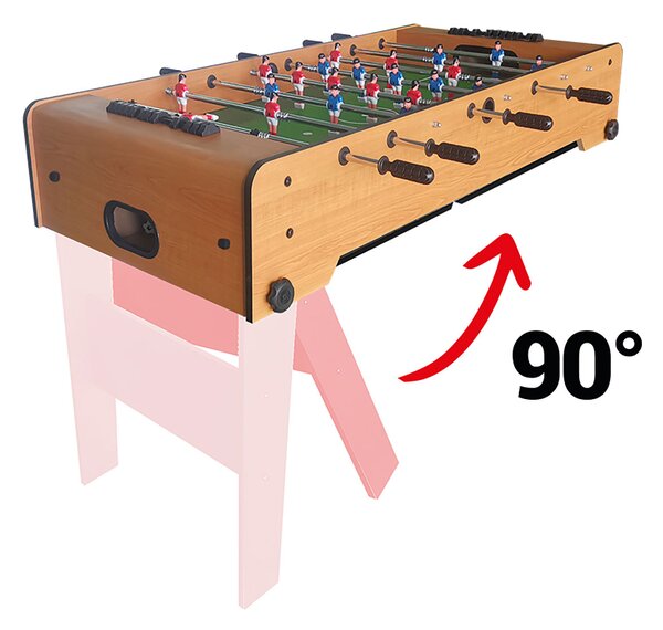 Tavolo da Calcio Balilla Magic Pieghevole Verticale Gambe a Scomparsa