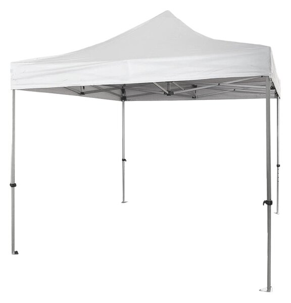 Gazebo Richiudibile Professionale Struttura Esagonale Telo Oxford Impermeabile 3x3 m Struttura In Alluminio Bianco