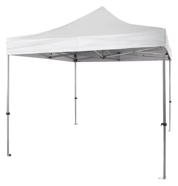 Gazebo Richiudibile Professionale Struttura Esagonale Telo Oxford Impermeabile 3x3 m Struttura In Alluminio Bianco