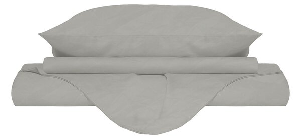 Copripiumino Matrimoniale con Sacco e Federe Linea Water Washed Sabbia