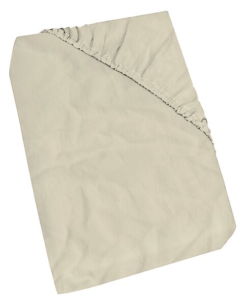 Lenzuola Sotto Matrimoniale Linea Water Washed Crema