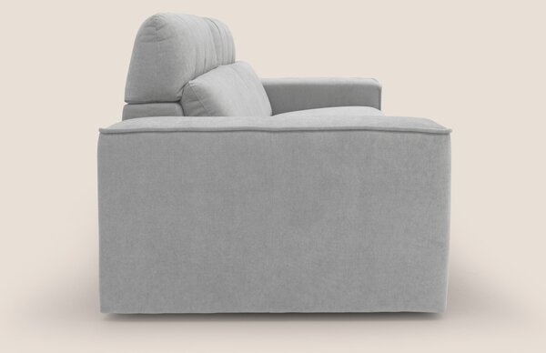 Clark Divano modulare con opzione relax elettrico in tessuto smacchiab