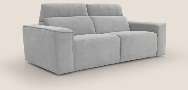 Clark Divano modulare con opzione relax elettrico in tessuto smacchiab