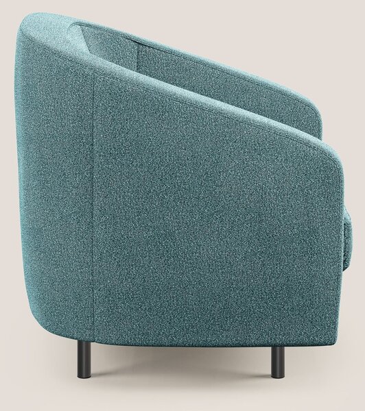 Pandora Poltroncina in morbido tessuto bouclé impermeabile T07 azzurro