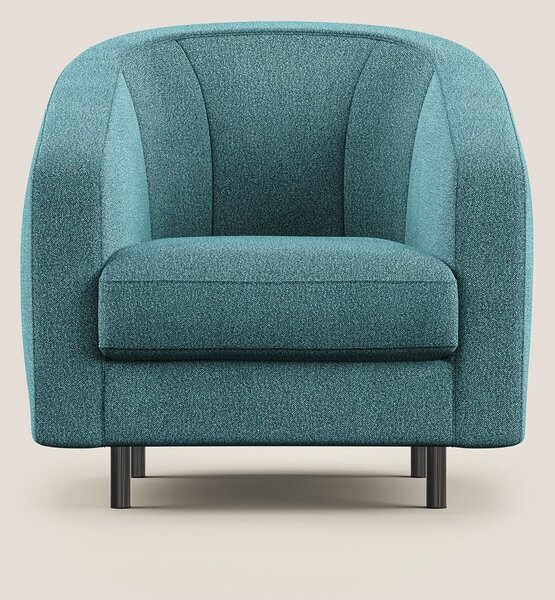 Pandora Poltroncina in morbido tessuto bouclé impermeabile T07 azzurro