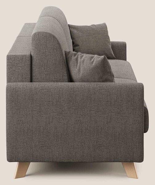 Edgar divano letto matrimoniale in tessuto felis impermeabile T03 talp