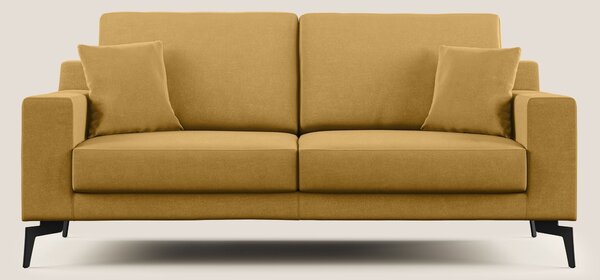 Prestige divano moderno in microfibra smacchiabile T11 giallo