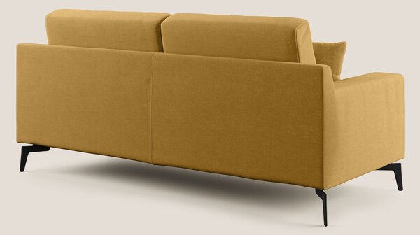 Prestige divano moderno in microfibra smacchiabile T11 giallo