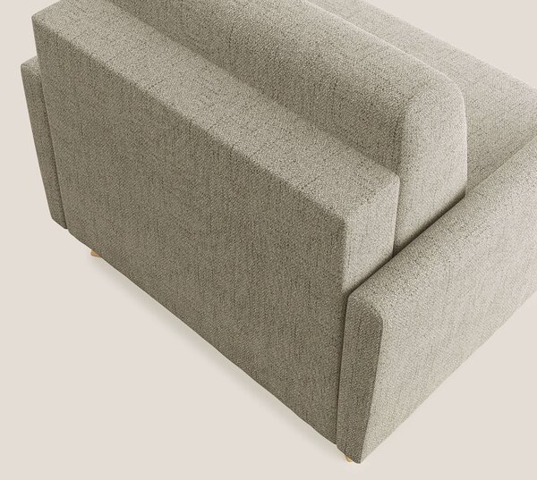 Edgar poltrona letto in tessuto felis impermeabile T03 beige