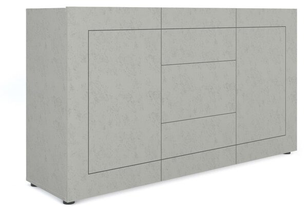 Madia 2 Ante e 3 Cassetti 150x40x83,5 cm Elios Cashmere