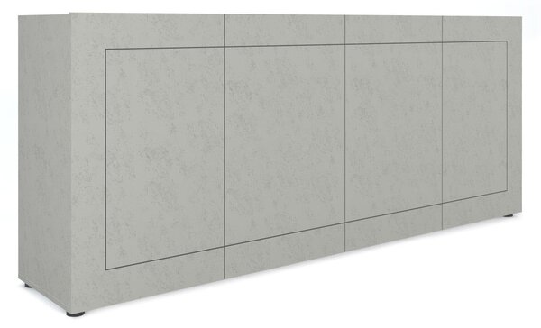Madia 4 Ante 200x40x83,5 cm Elios Cashmere