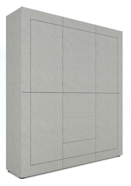 Credenza Alta 5 Ante e 3 Cassetti 150x35x165 cm Elios Cashmere