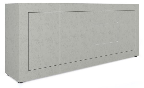 Madia 3 Ante e 3 Cassetti 200x40x83,5 cm Elios Cashmere