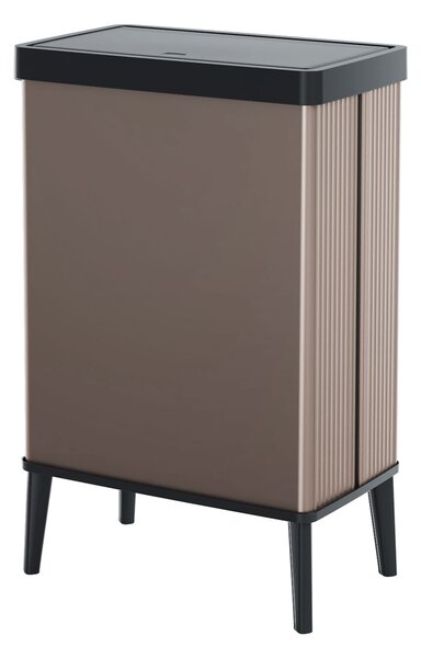 Pattumiera Alta 54L Keter Verto High 43,5x26,5x68,7 cm in Plastica Rosa Perla