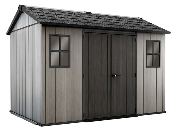 Casetta da Giardino 350x229x254 cm Keter Oakland 1175 Duotech in Polipropilene Grigio