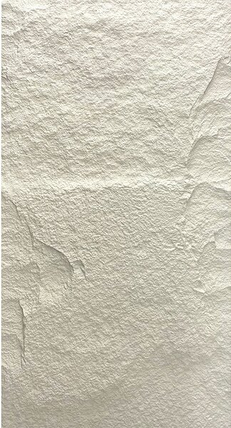 Set 10 Pannelli Decorativi Area 7,2 mq 120x60x3 cm Rivestimento Murale Effetto Pietra Naturale 3D in PU Bianco Leccese
