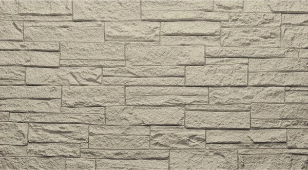 Set 12 Pannelli Decorativi Area 8,6 mq 120x60x2,5 cm Rivestimento Murale Effetto Mattoni in Pietra 3D in PU Greige Tortora