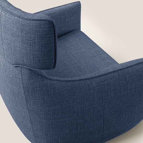 Zelda Poltroncina dal design moderno in morbido tessuto impermeabile T