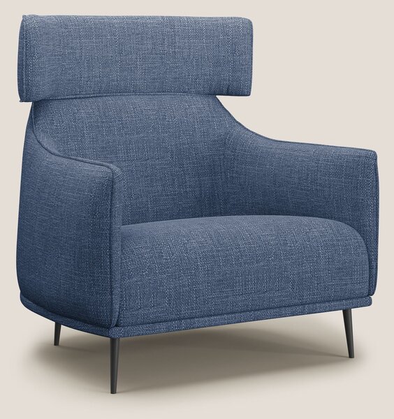 Zelda Poltroncina dal design moderno in morbido tessuto impermeabile T