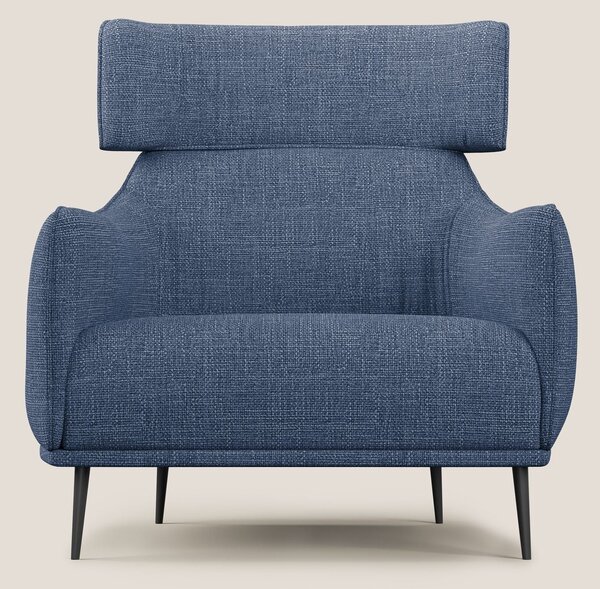 Zelda Poltroncina dal design moderno in morbido tessuto impermeabile T