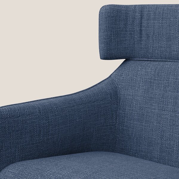 Zelda Poltroncina dal design moderno in morbido tessuto impermeabile T