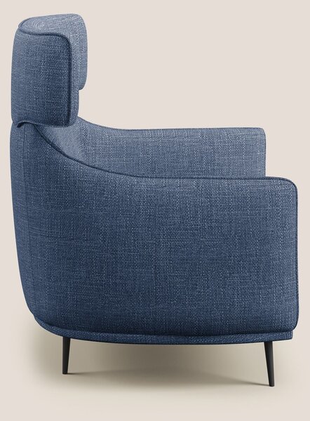 Zelda Poltroncina dal design moderno in morbido tessuto impermeabile T