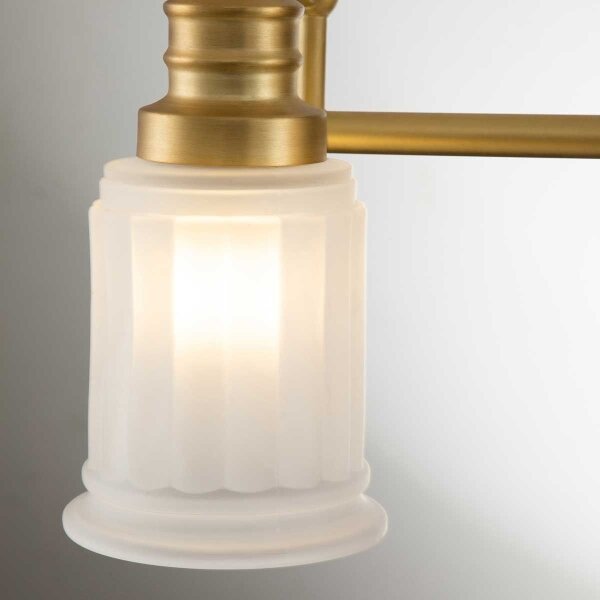 Quoizel QZ-SWELL3-BB-BATH-LED Applique da bagno SWELL 3xG9/3W/230V IP44 oro