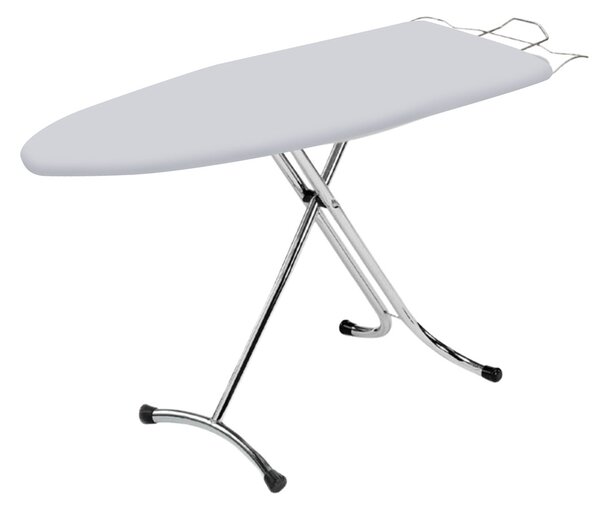 Asse da Stiro Salvaspazio Relax Plus 123x39 cm Gambe Triple Altezza Regolabile in Acciaio