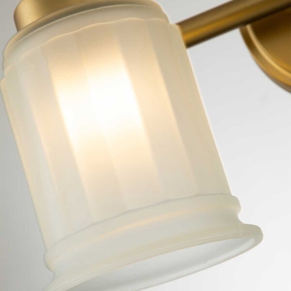 Quoizel QZ-SWELL2-BB-BATH-LED Lampada da parete per bagno SWELL 2xG9/3W/230V IP44 dorata