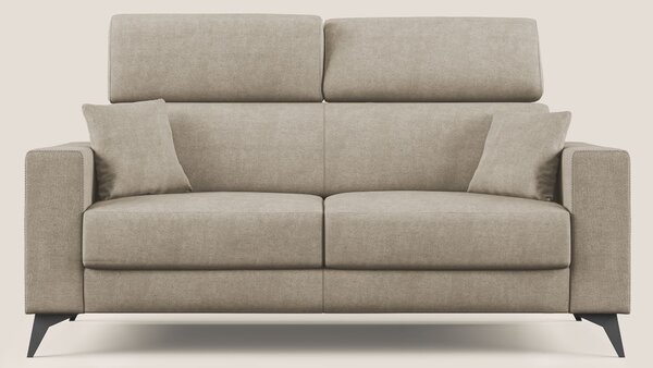 Pegaso divano letto con poggiatesta reclinabili e rivestimento T02 bei