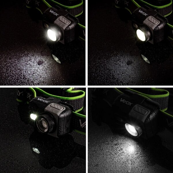 Lampada frontale ricaricabile LED dimmerabile LED/10W/5V/3xAAA IP66 800 lm 1000 mAh