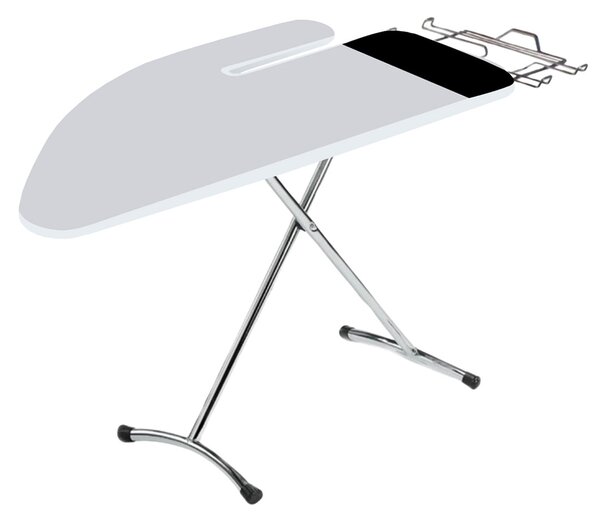 Asse da Stiro Completo Combiboard 125x48 cm con Piano Stiramaniche Regolabile in Altezza