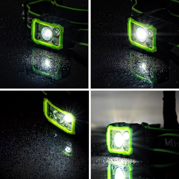 Lampada frontale ricaricabile dimmerabile a LED LED/10W/5V IP66 750 lm 1500 mAh