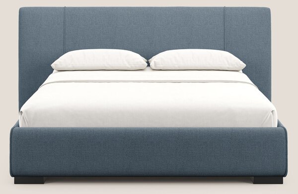 Omero letto imbottito contenitore sfoderabile in tessuto fiammato impe