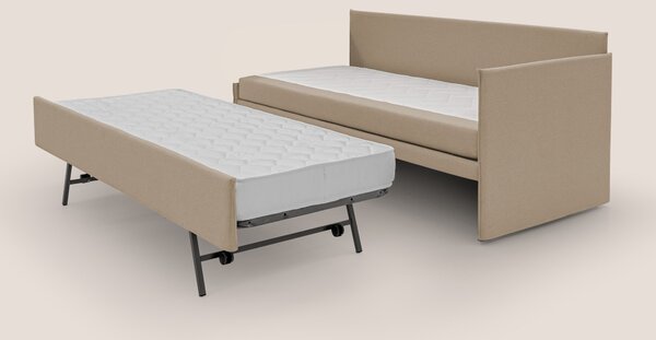 Durini Divano duplex con doppio letto in tessuto simil cotone impermea