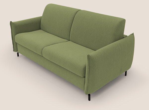 Scarlet divano letto in tessuto misto cotone impermeabile T19 verde