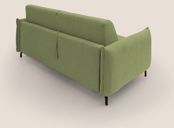 Scarlet divano letto in tessuto misto cotone impermeabile T19 verde