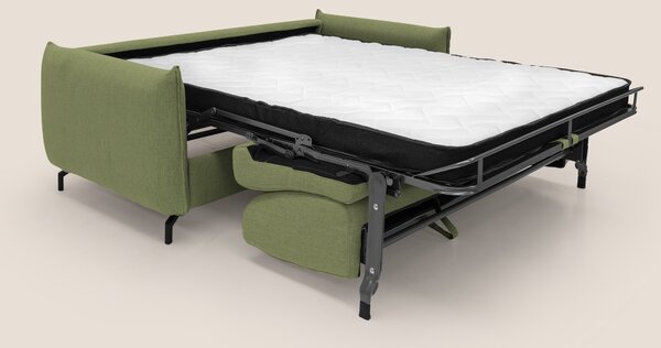 Scarlet divano letto in tessuto misto cotone impermeabile T19 verde