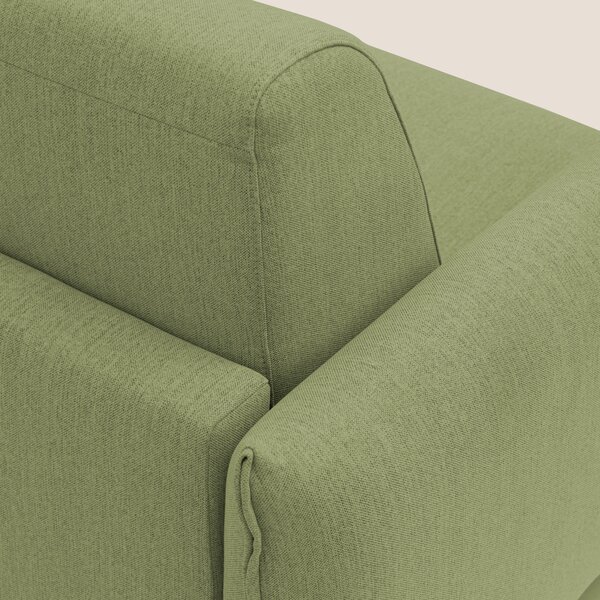 Scarlet divano letto in tessuto misto cotone impermeabile T19 verde