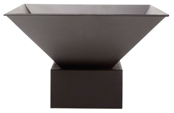 Braciere da Esterno Verdemax Ø53x29 cm Forca e Paletta Incluse in Metallo Nero