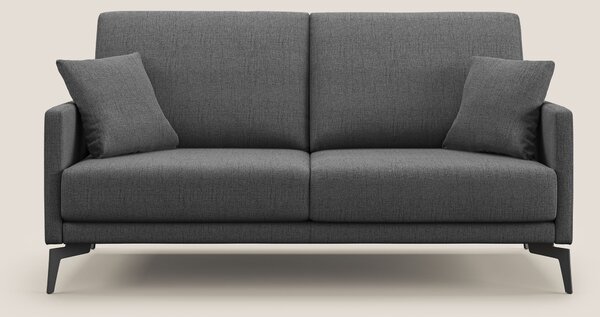 Saturno divano moderno in tessuto morbido impermeabile T03 grigio