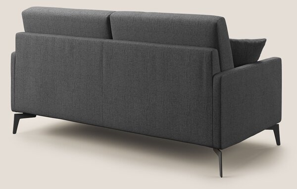 Saturno divano moderno in tessuto morbido impermeabile T03 grigio