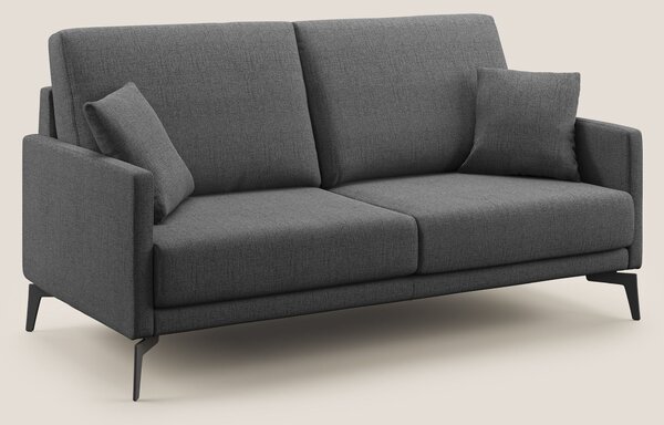 Saturno divano moderno in tessuto morbido impermeabile T03 grigio