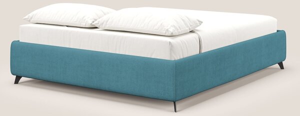 Sara sommier con giroletto contenitore in tessuto impermeabile T02 azz