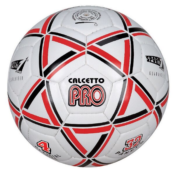Pallone Calcetto Pro Size 4 Indoor e Outdoor in Cuoio Sintetico Colore Assortito
