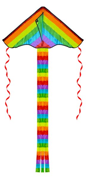 Aquilone Twister Arcobaleno 195x85 cm per Bambini e Adulti Multicolore