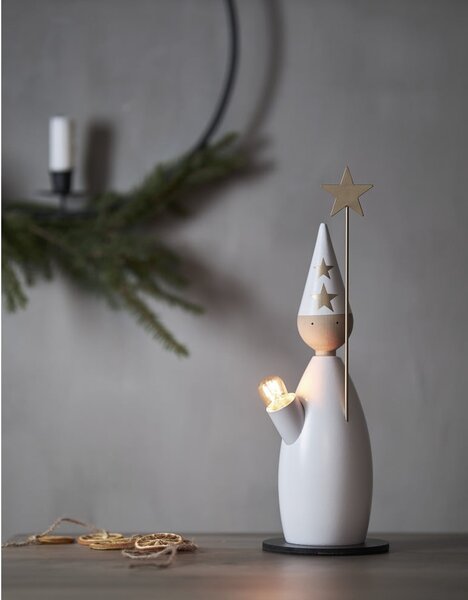 Decorazione luminosa bianca con motivo natalizio ø 12 cm Lucia Classic - Star Trading
