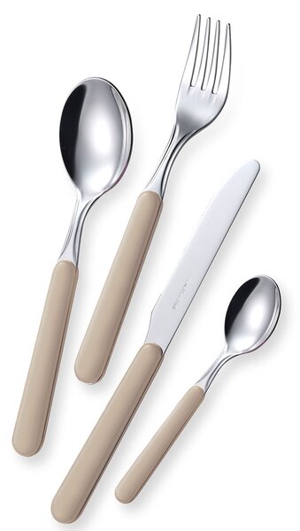 Servizio Set di Posate 24 Pezzi in Acciaio Eme Bonita Sabbia 7528