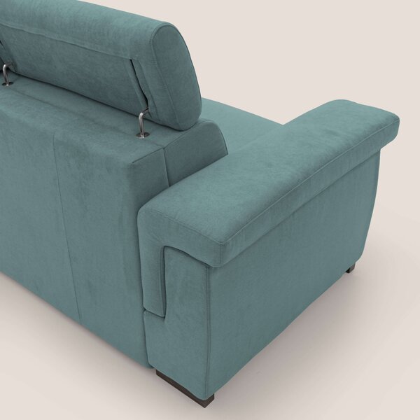Bjorn divano letto sfoderabile con materasso H18 cm e poggiatesta recl