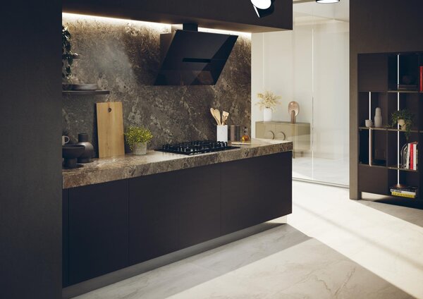 Haier Piano Cottura 5 Fuochi a Gas Larghezza 75 cm in Vetro colore Nero - HAVG75TBBP Gas On Glass Series 4